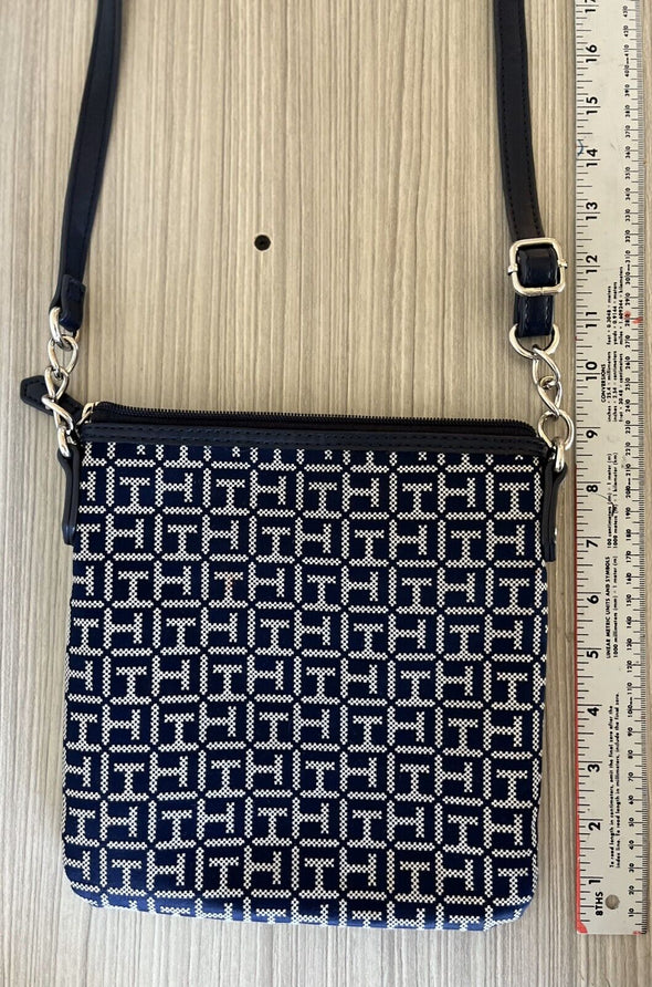 Tommy Hilfiger Julia Monogram Jacquard North South Crossbody