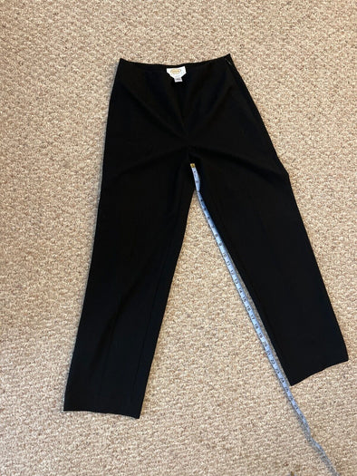 Talbots Petites Signature black Straight Leg Woman's Dress Pants Size 0