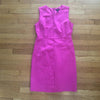 Land's End Sleeveless Pink Ponte Knit Sheath Dress 10P