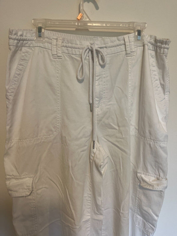 white draw string cargo pants size L target brand