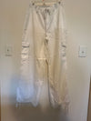 white draw string cargo pants size L target brand