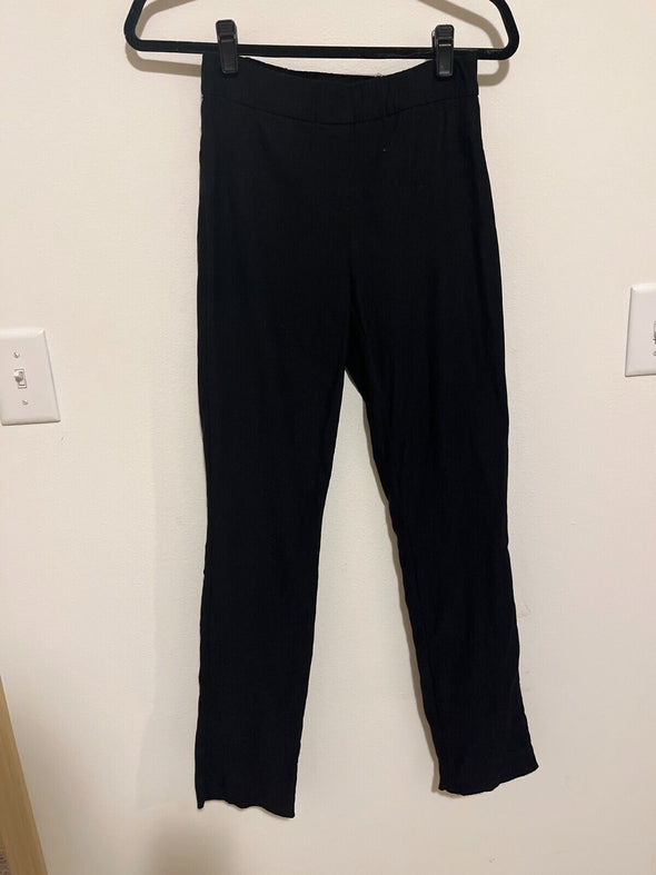 Tribal Pants Womens Size 2P Black skinny leg Pants elastic waist stretchy