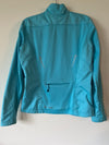 Pearl Izumi Womens Cycling Full Zip Jacket Sz L Long Sleeves Fitted Gray Blue