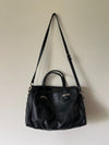 Coach Taylor satchel handbag black leather f25296 - Braden Fine Art