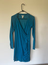 cache sweater dress  RN# 74578 teal size M 