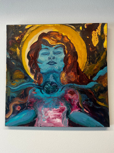 Intuition, 24in square canvas