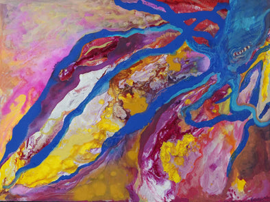 Giant Squid - Original - The Pastel Abstract